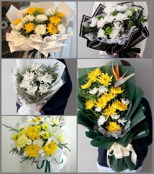 福建莆田涵江区萩芦镇南下村白事花束代送